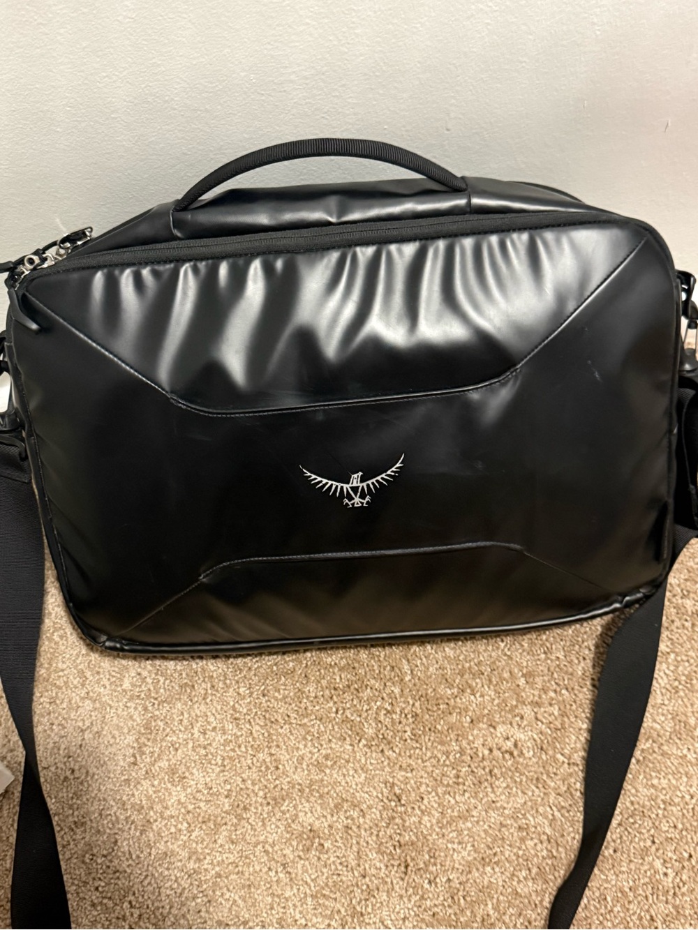 OSPREY Black Transporter Men's Messenger Bag - Picture 2 of 4